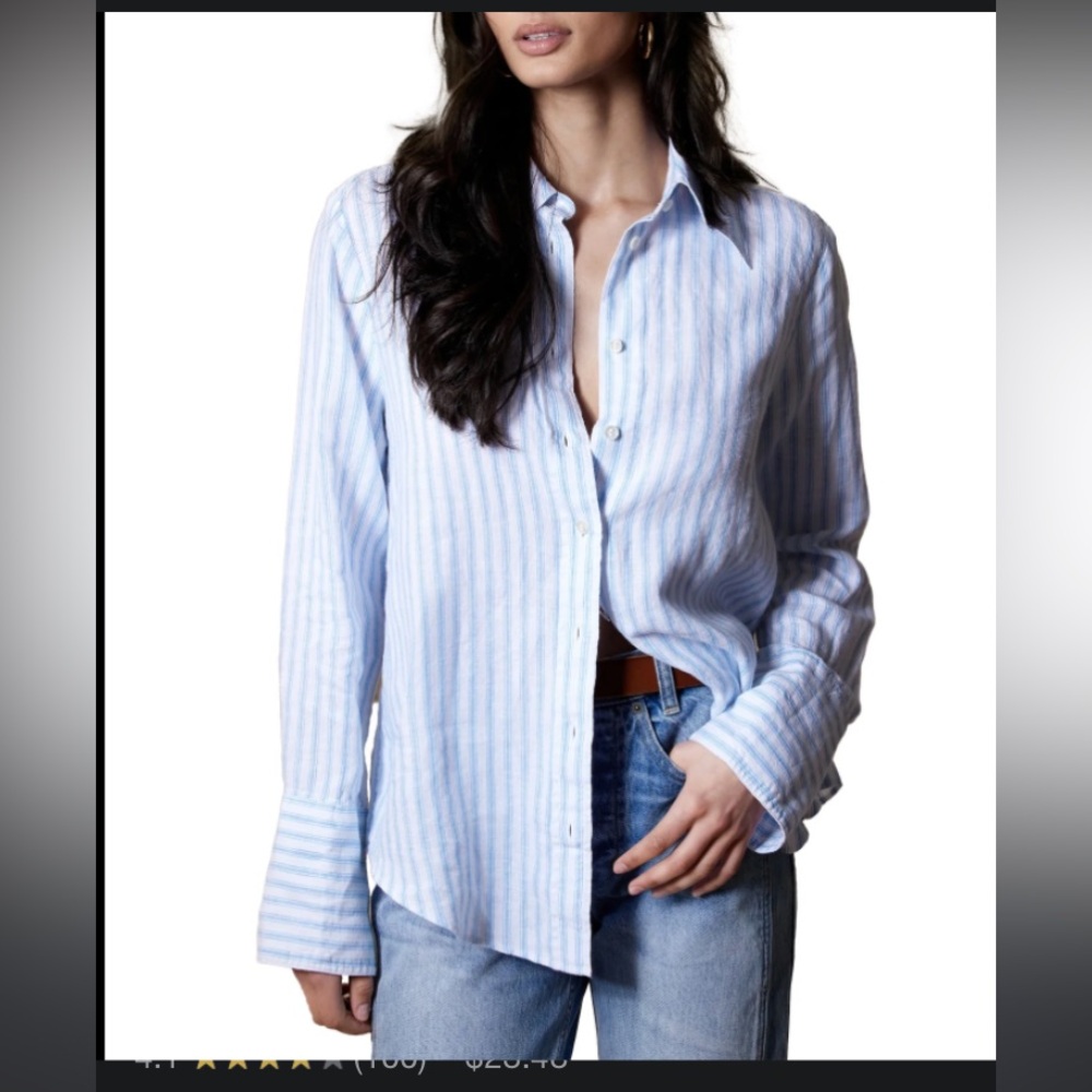 The classic Linen shirt button down banana republic